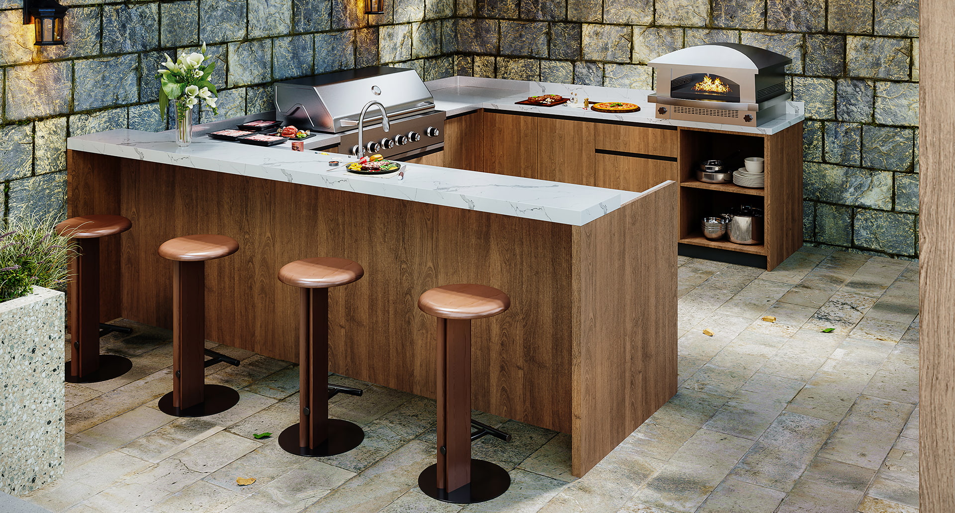 Cabinets Cistine Allamuigh G-SHAPED